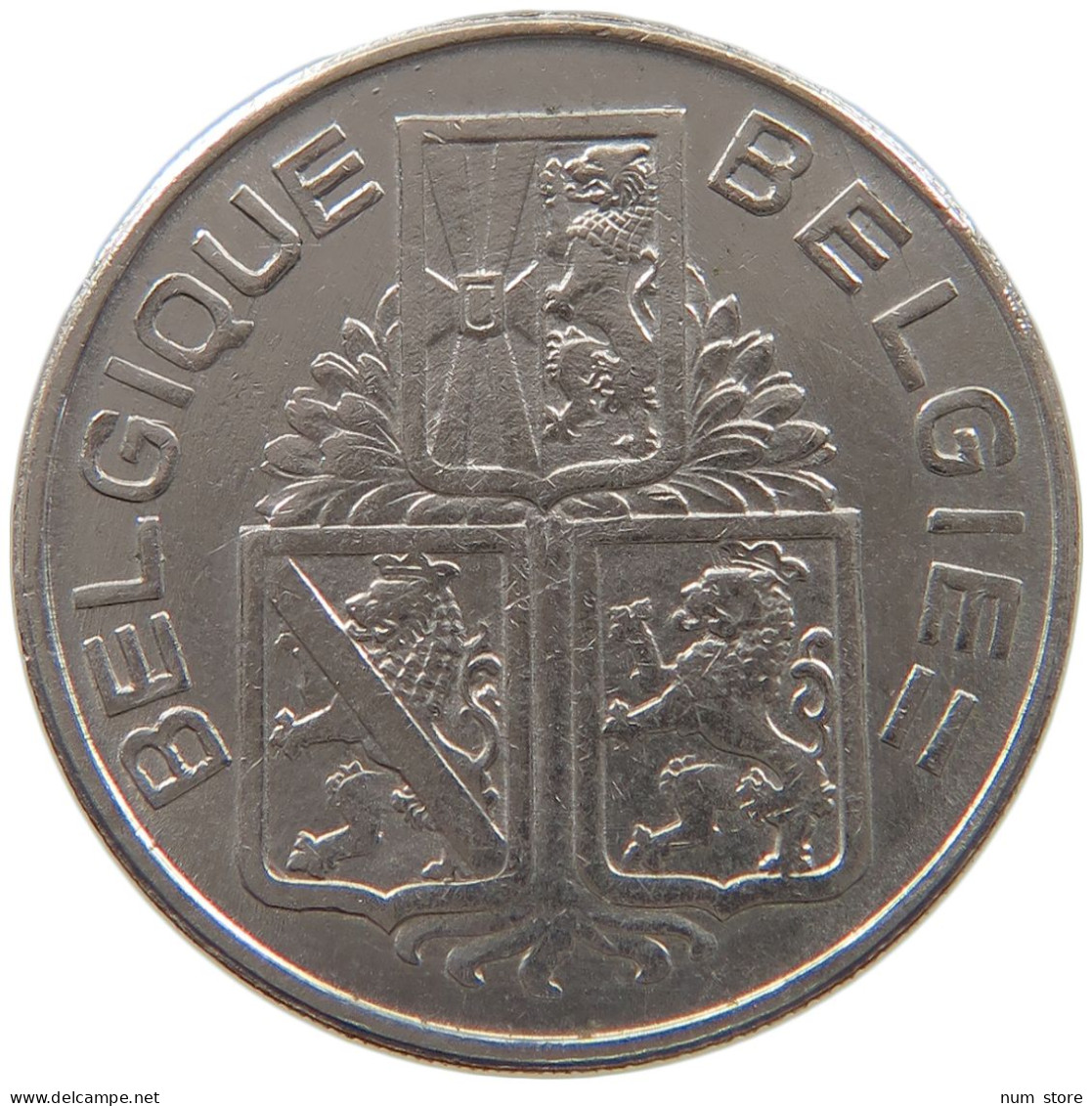 BELGIUM 1 FRANC 1939 #a080 0241 - 1 Frank