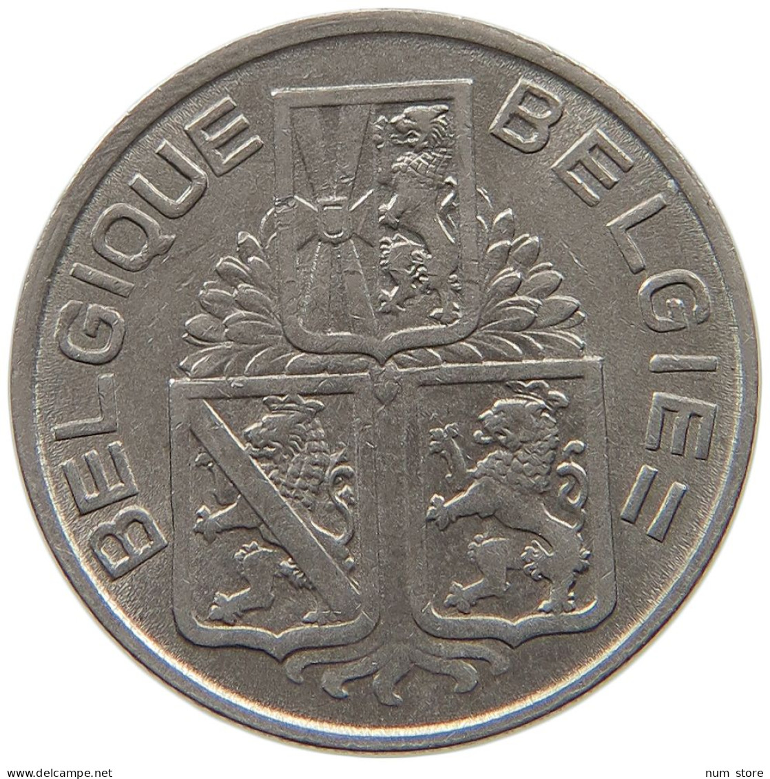 BELGIUM 1 FRANC 1939 #a034 0715 - 1 Franc