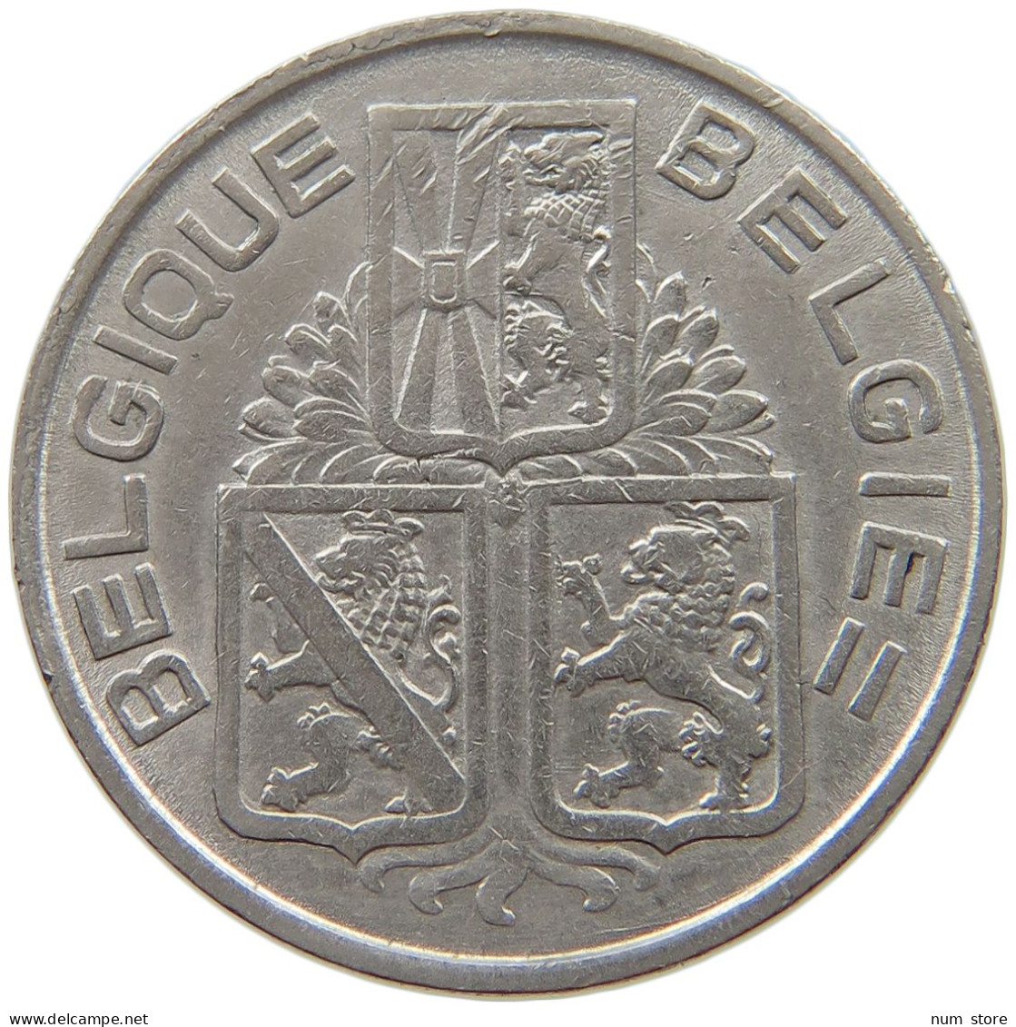 BELGIUM 1 FRANC 1939 #a017 0439 - 1 Frank