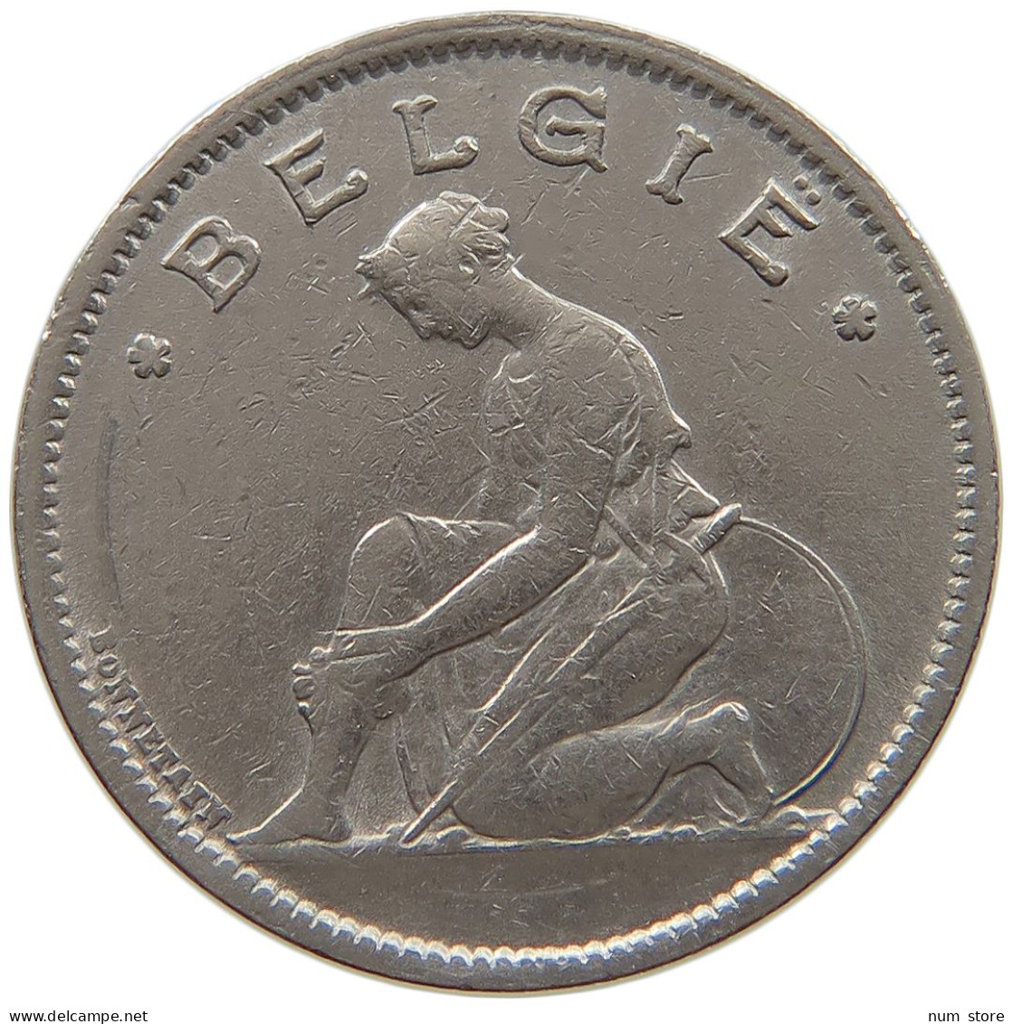 BELGIUM 1 FRANC 1935 #a061 0373 - 1 Frank