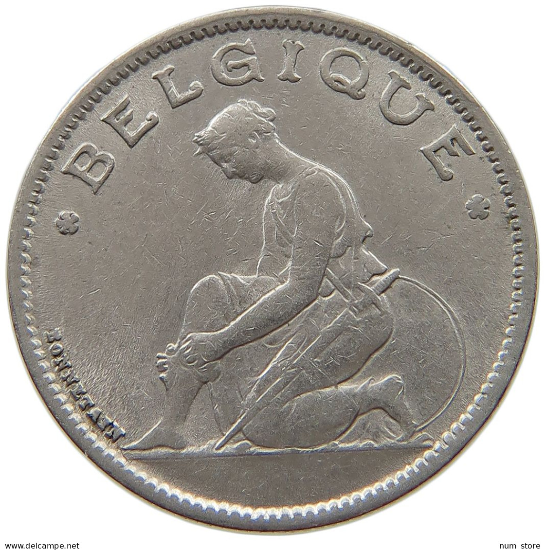 BELGIUM 1 FRANC 1933 #s072 0647 - 1 Franc