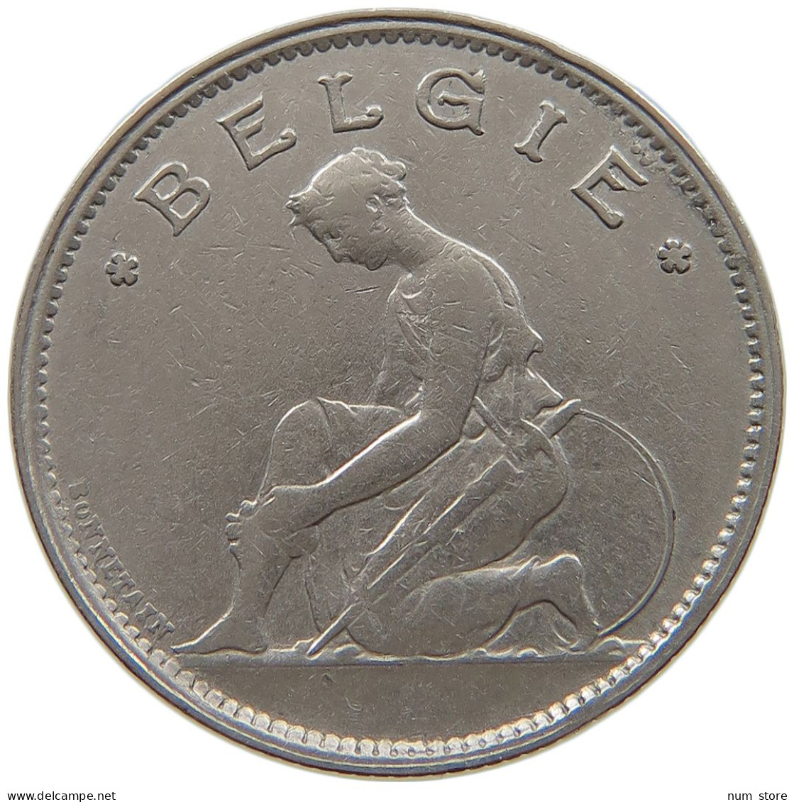 BELGIUM 1 FRANC 1929 #a061 0375 - 1 Franco
