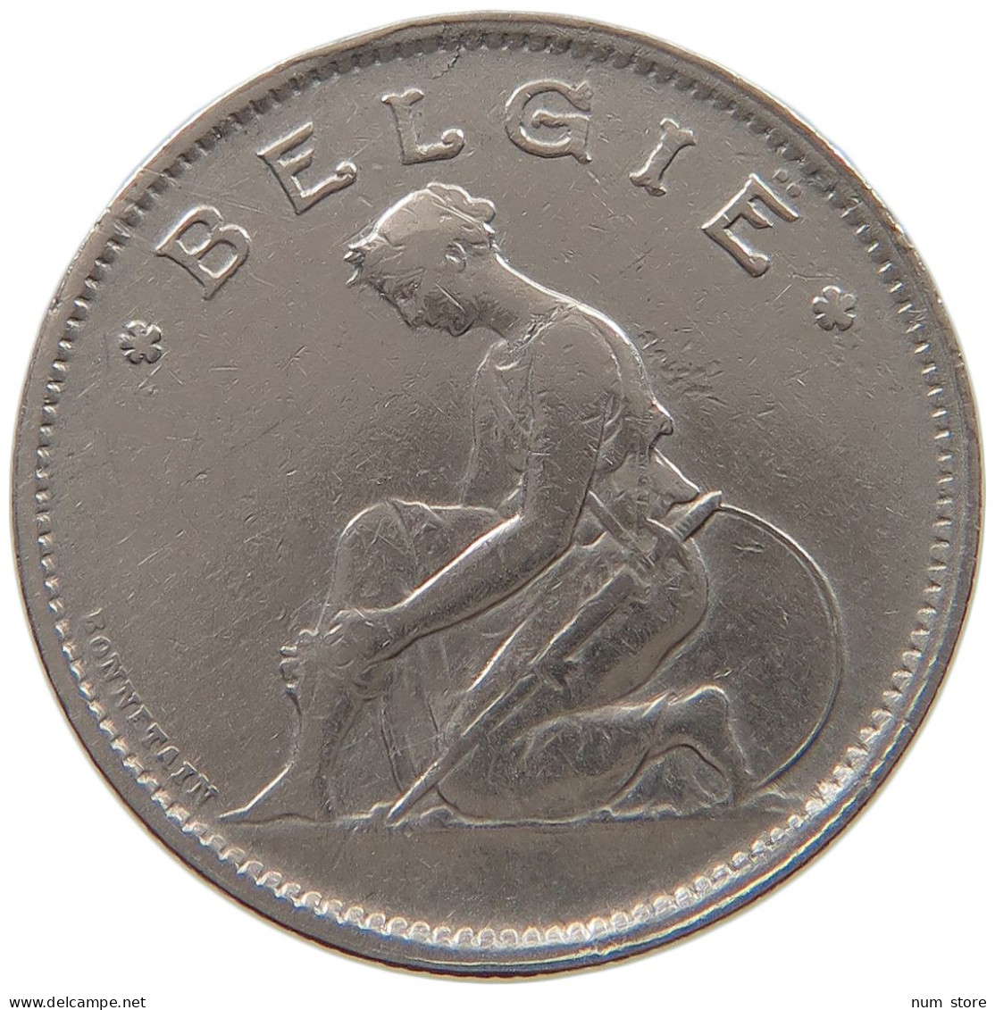 BELGIUM 1 FRANC 1928 #a080 0163 - 1 Franco