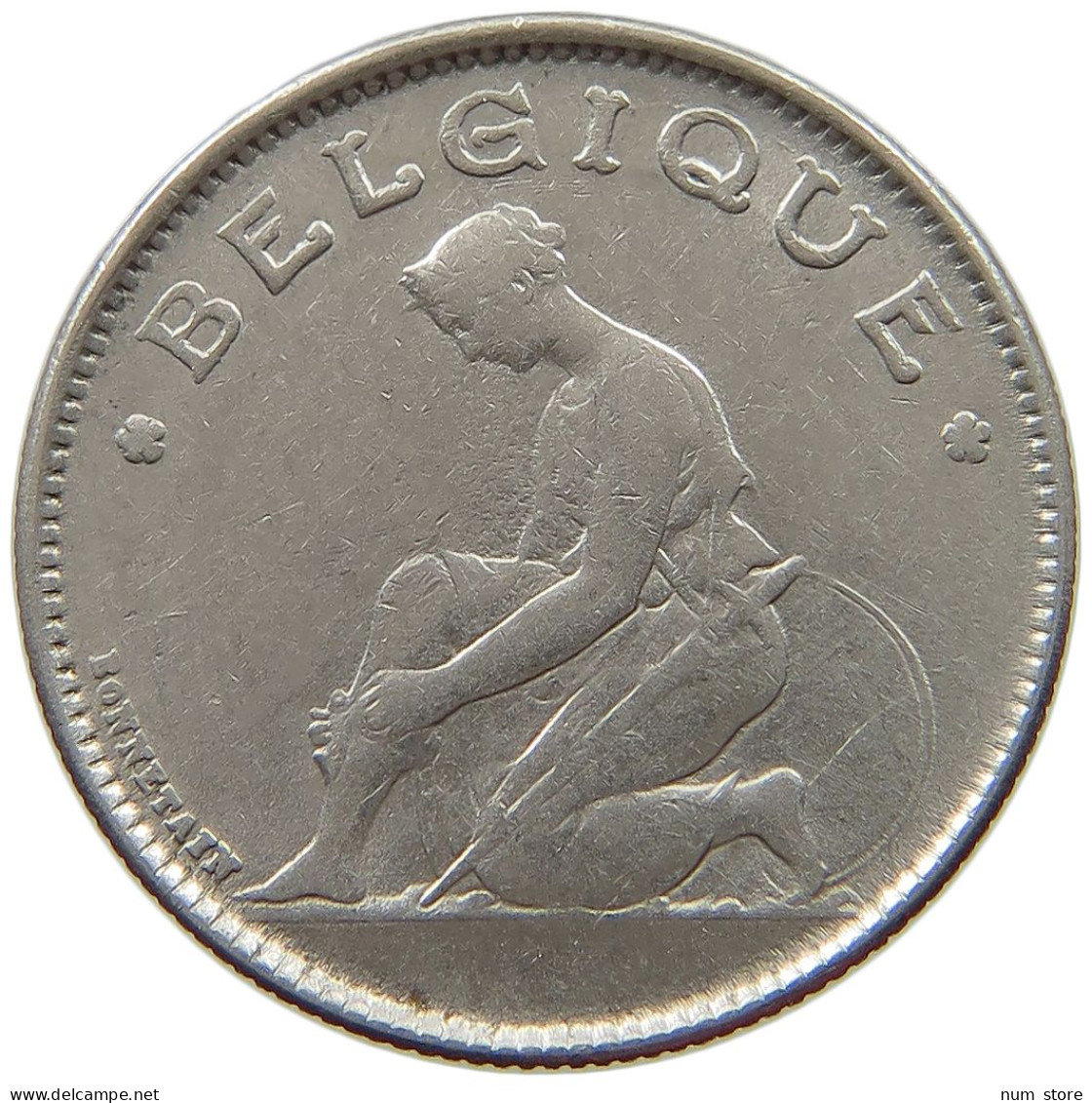 BELGIUM 1 FRANC 1923 #s072 0653 - 1 Franc