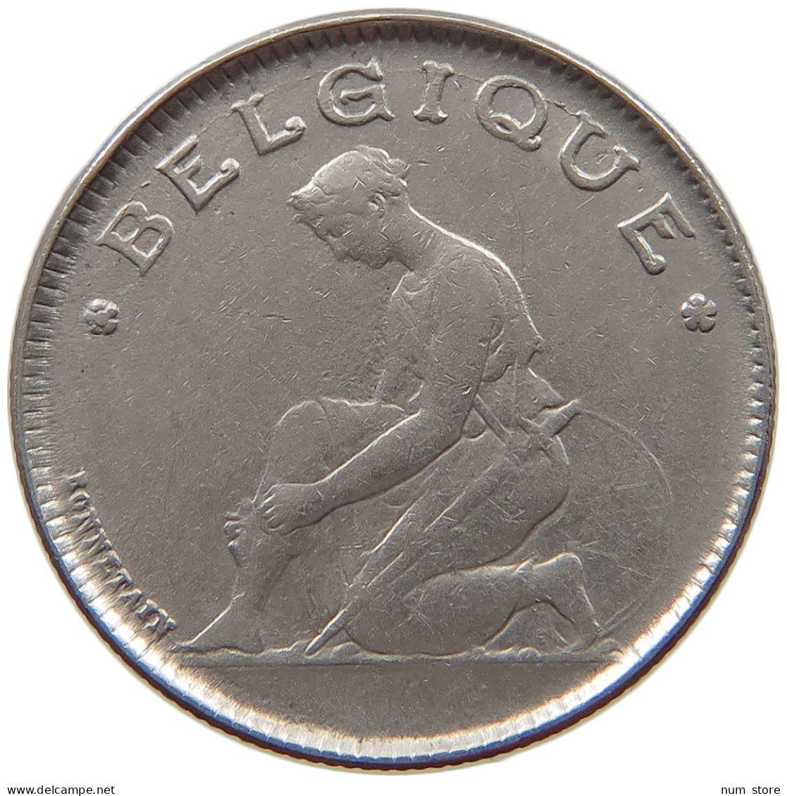 BELGIUM 1 FRANC 1923 #a043 0515 - 1 Franc