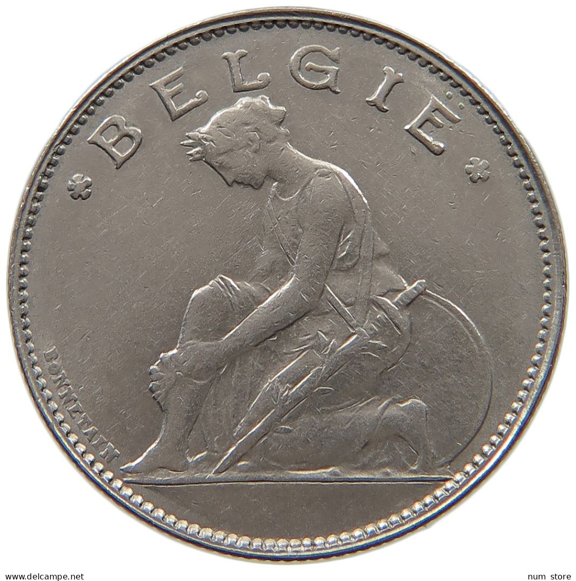 BELGIUM 1 FRANC 1922 #a046 0049 - 1 Frank