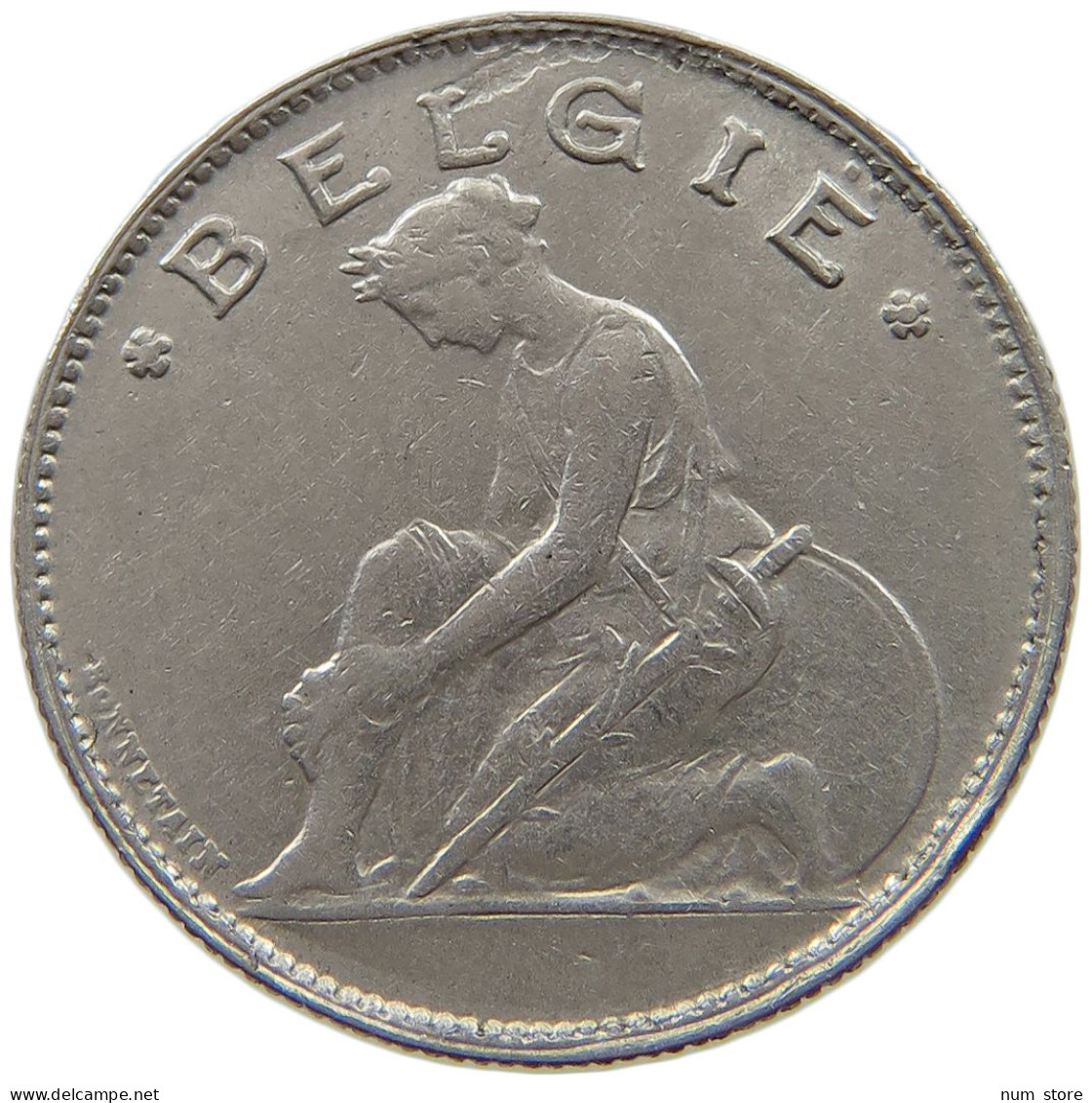 BELGIUM 1 FRANC 1922 #a043 0519 - 1 Franco