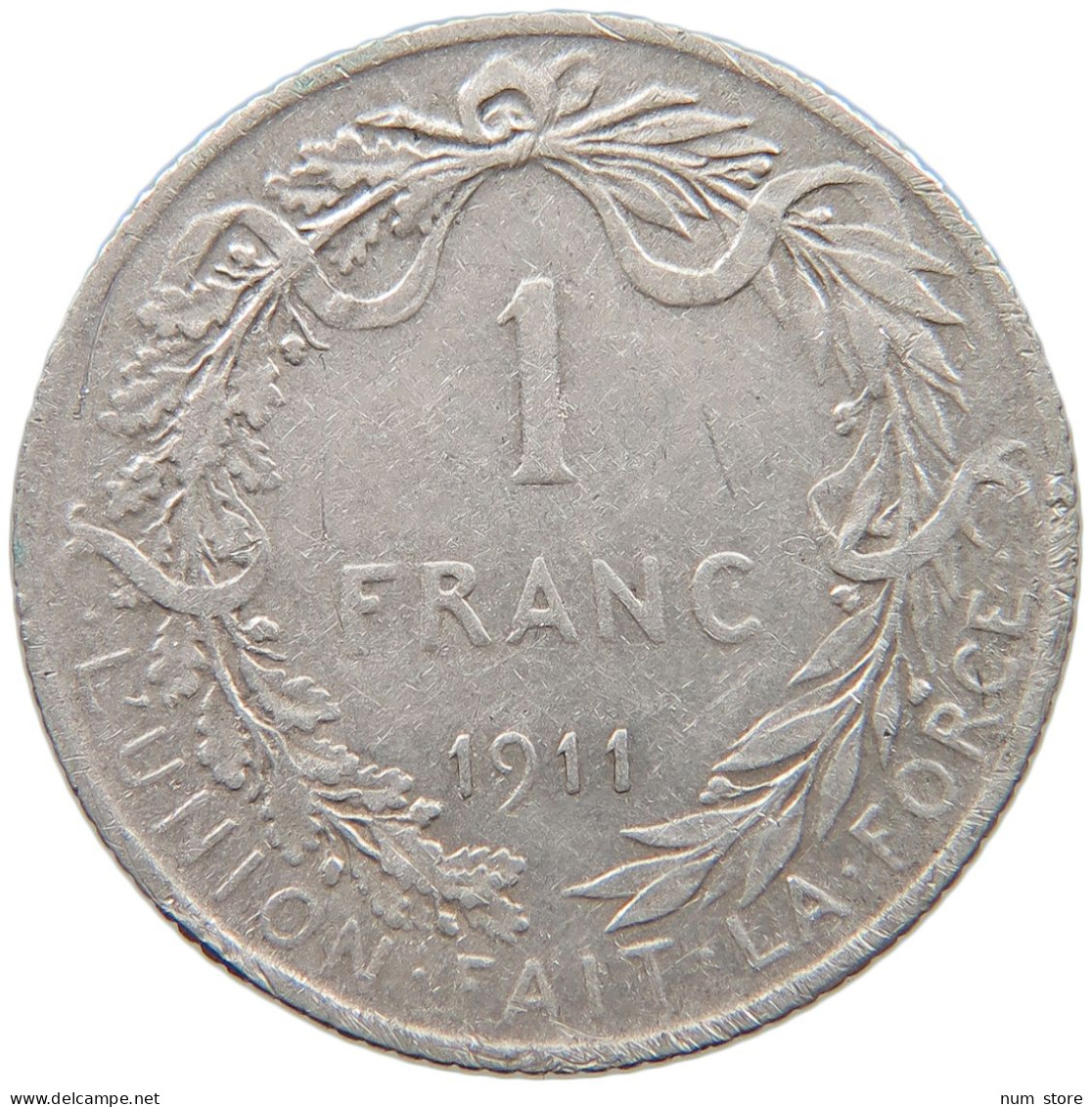 BELGIUM 1 FRANC 1911 #c024 0071 - 1 Franco