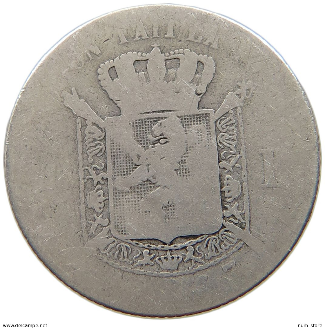 BELGIUM 1 FRANC 1867 #a003 0487 - 1 Franc