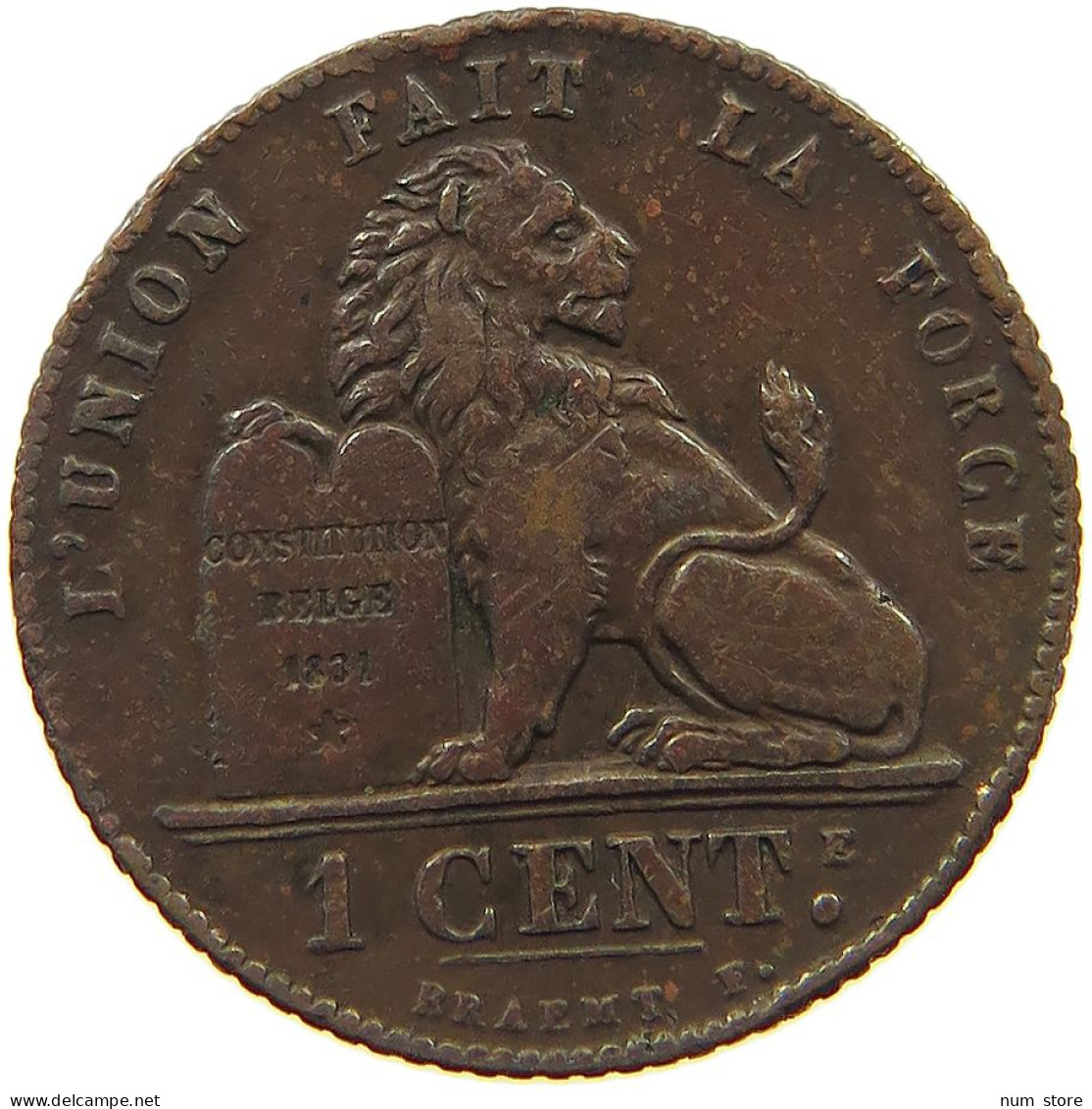 BELGIUM 1 CENTIME 1912 #c084 0273 - 1 Cent