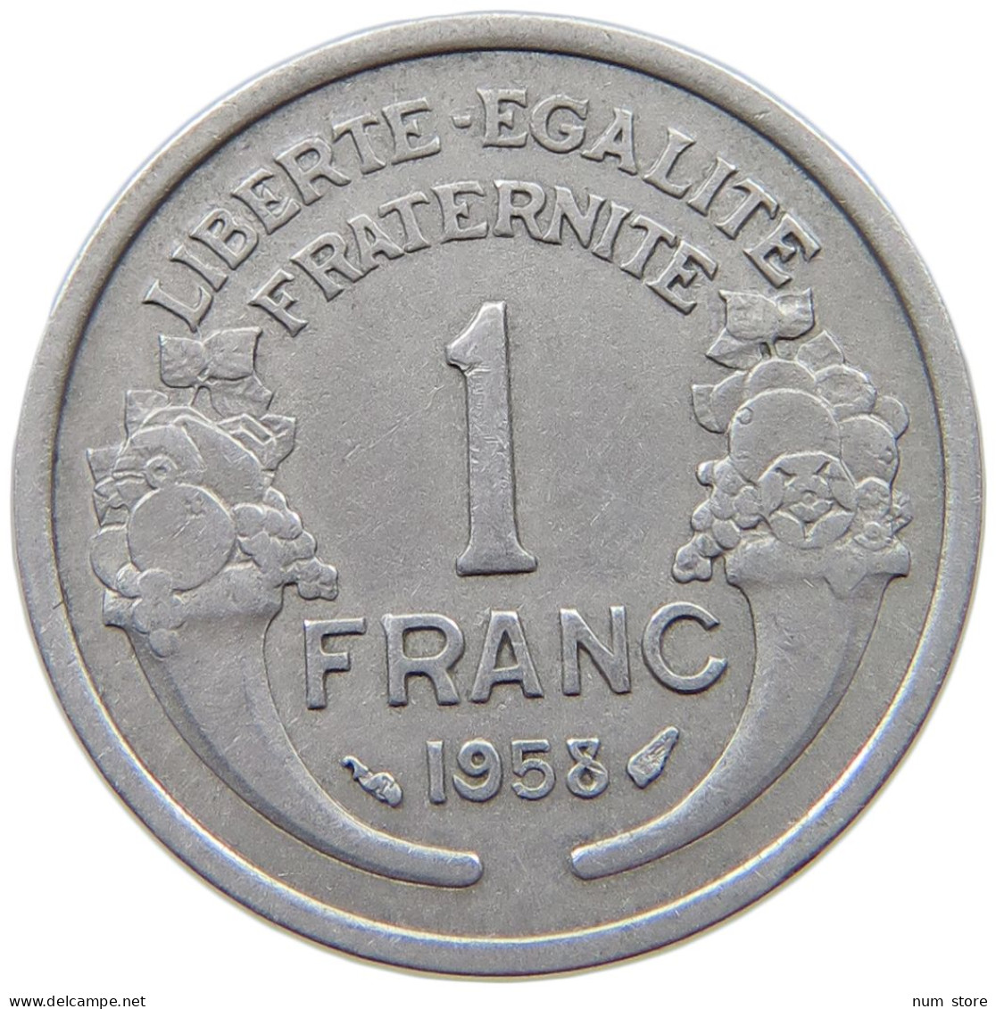 FRANCE 1 FRANC 1958 #a021 0961 - 1 Franc