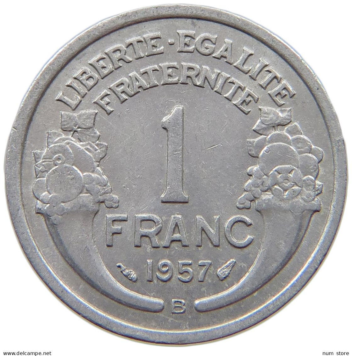 FRANCE 1 FRANC 1957 B #s069 0267 - 1 Franc
