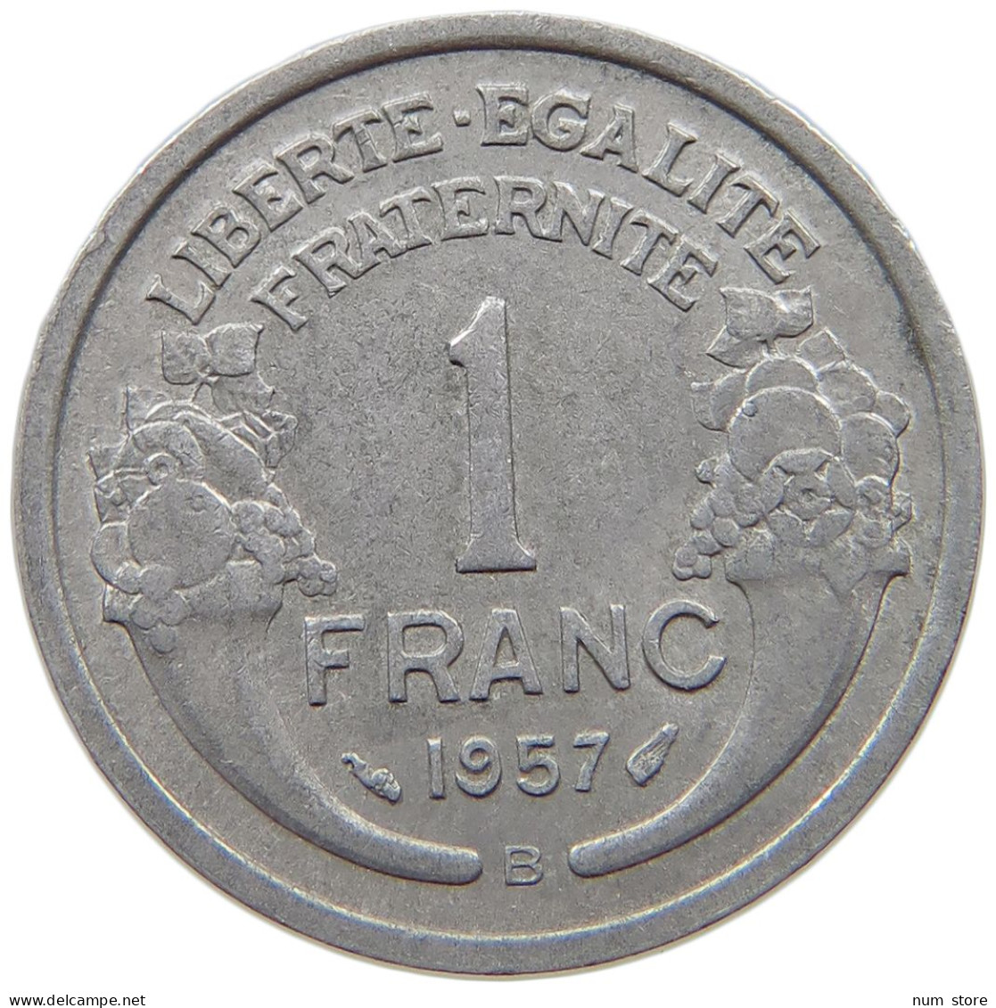 FRANCE 1 FRANC 1957 B #s069 0249 - 1 Franc