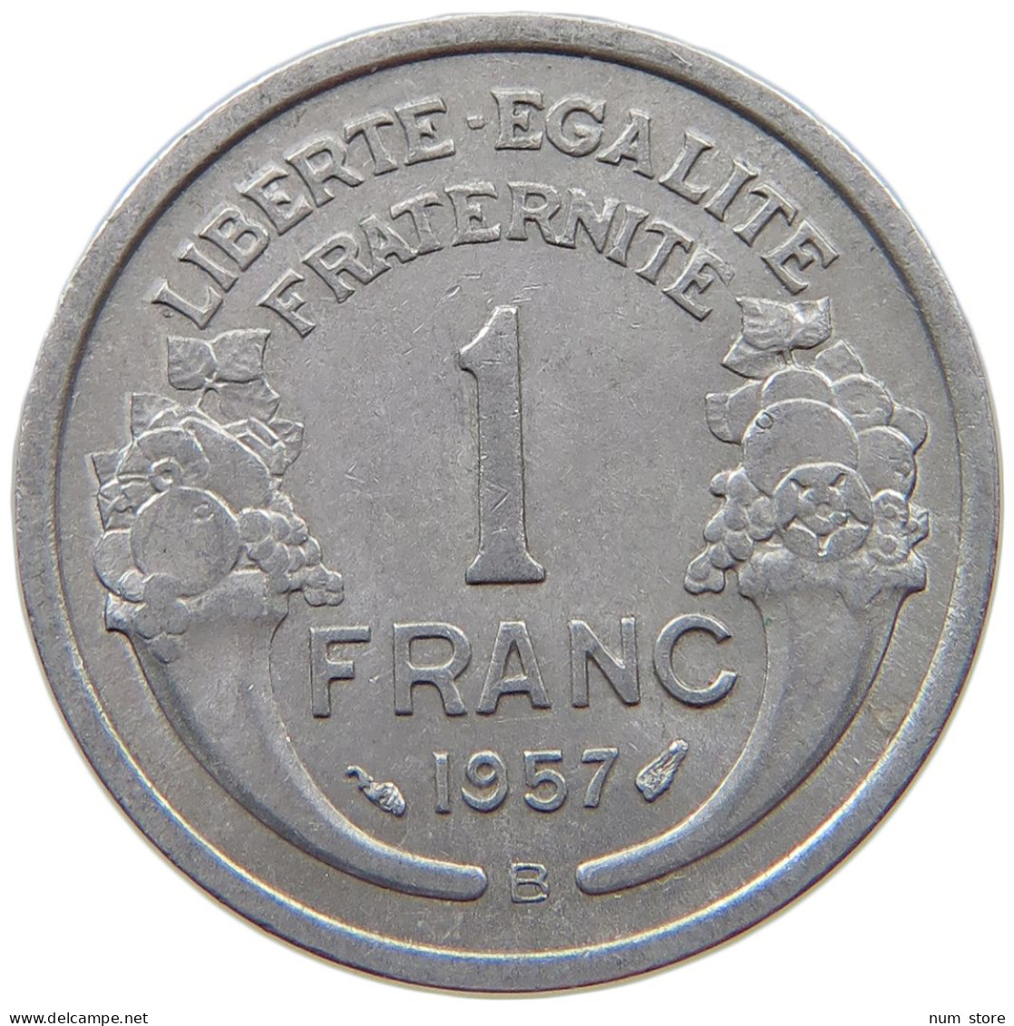 FRANCE 1 FRANC 1957 B #s069 0265 - 1 Franc