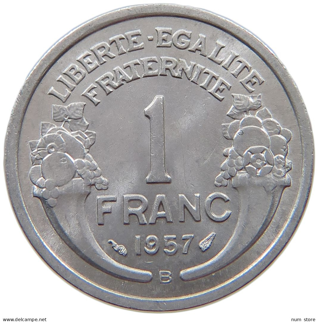 FRANCE 1 FRANC 1957 B #s069 0243 - 1 Franc