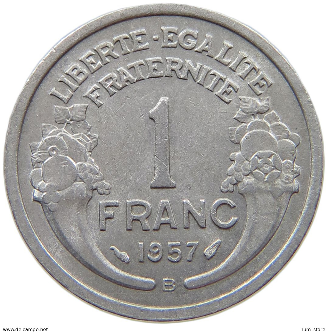 FRANCE 1 FRANC 1957 B #s068 0561 - 1 Franc