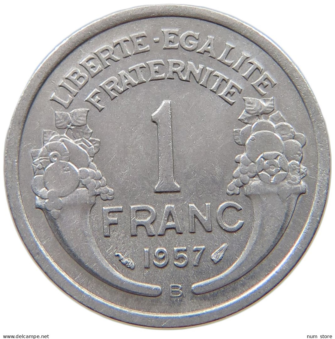 FRANCE 1 FRANC 1957 B #s069 0245 - 1 Franc