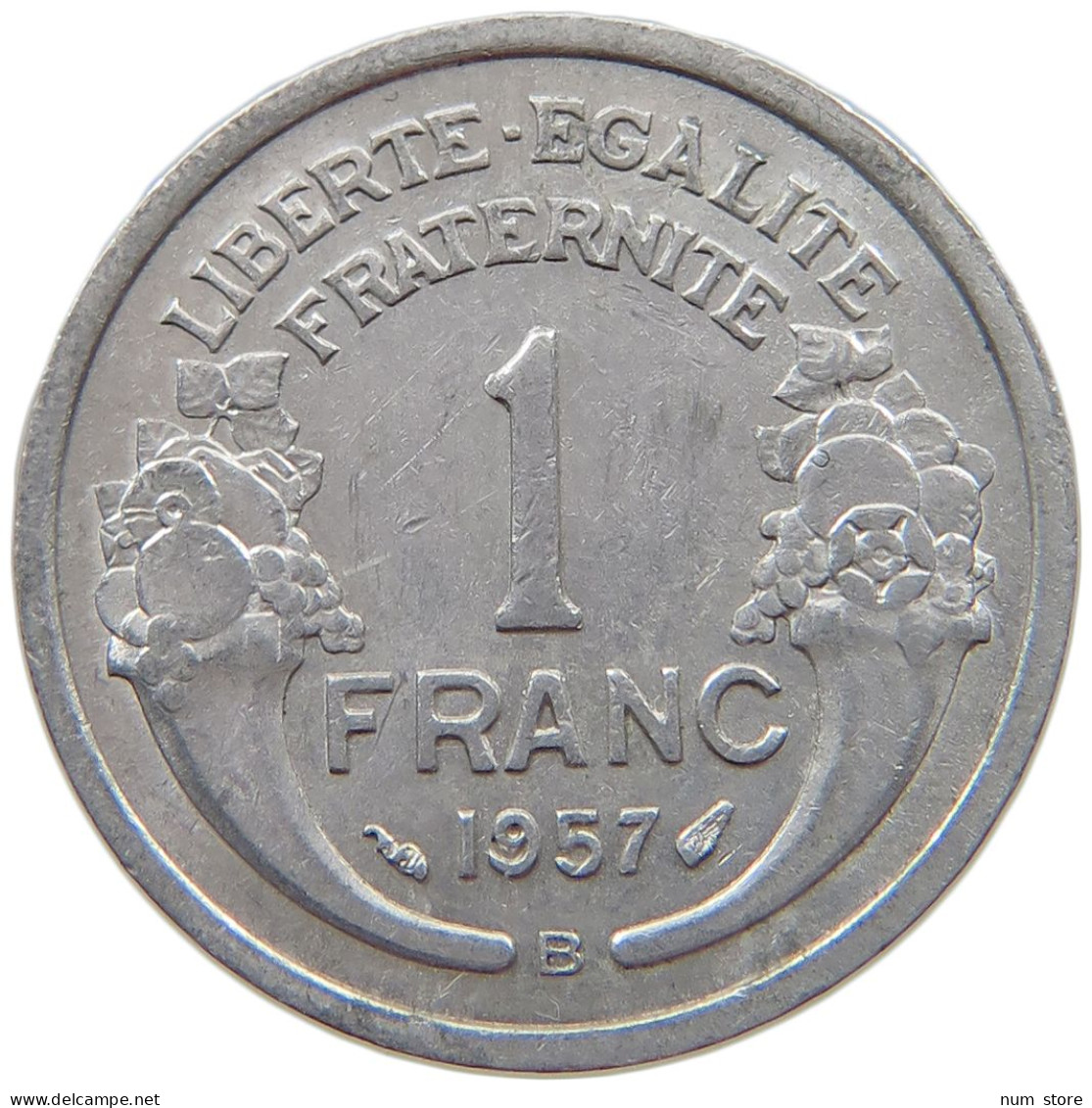 FRANCE 1 FRANC 1957 B #s069 0247 - 1 Franc