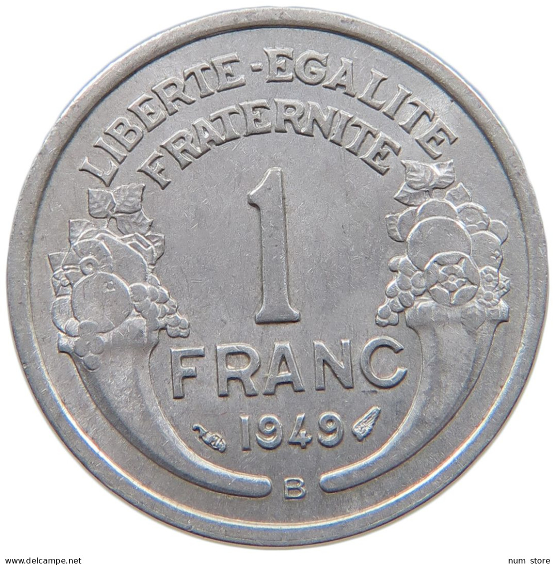 FRANCE 1 FRANC 1949 B #a060 0193 - 1 Franc