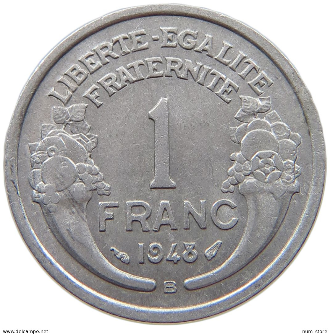 FRANCE 1 FRANC 1948 B #s069 0237 - 1 Franc