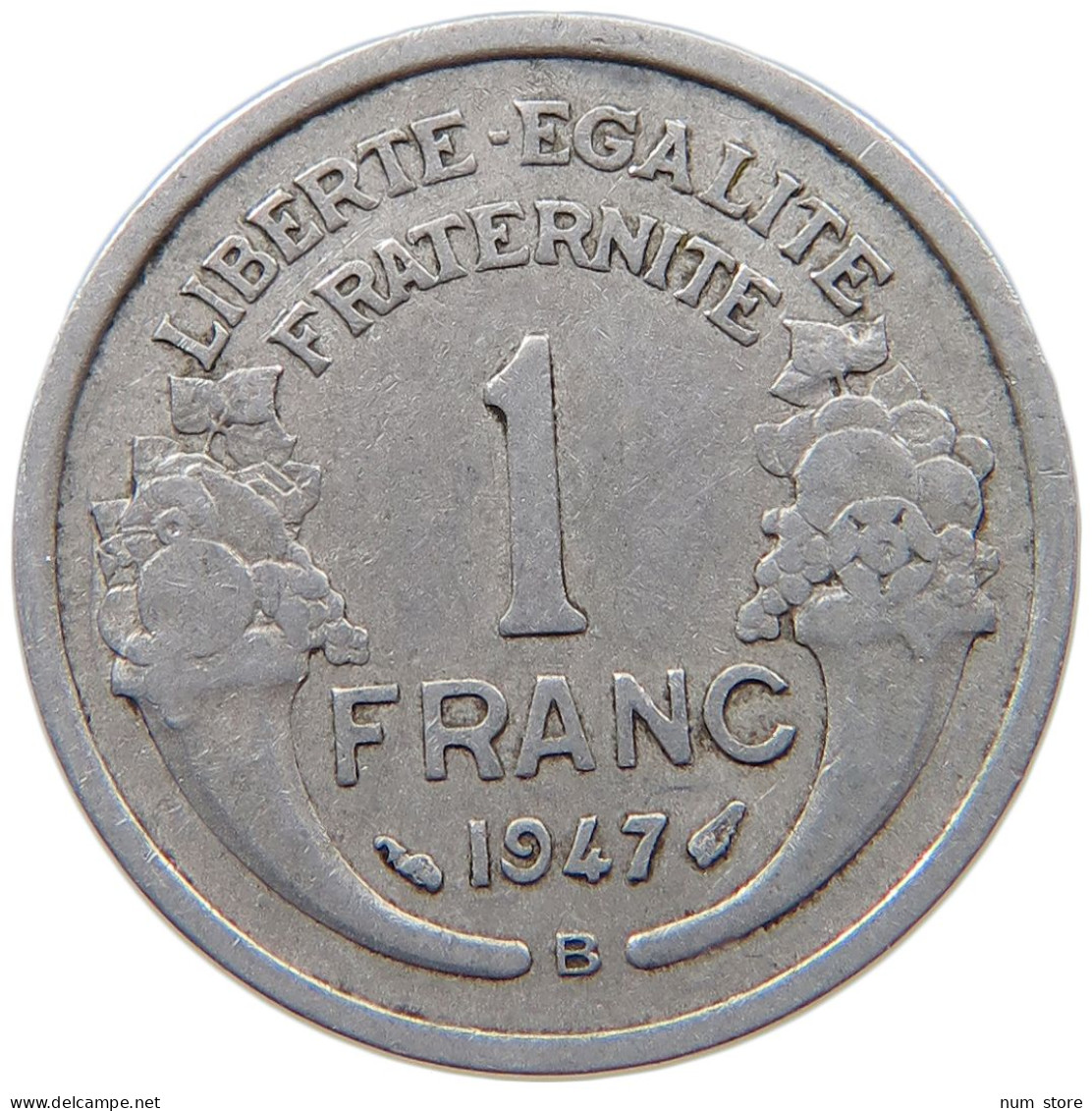 FRANCE 1 FRANC 1947 B #c060 0311 - 1 Franc