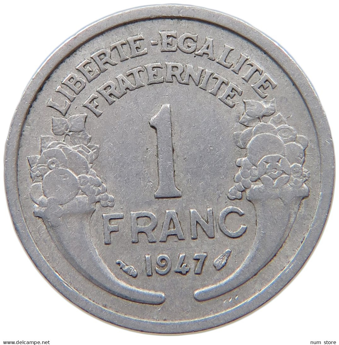 FRANCE 1 FRANC 1947 #c060 0321 - 1 Franc