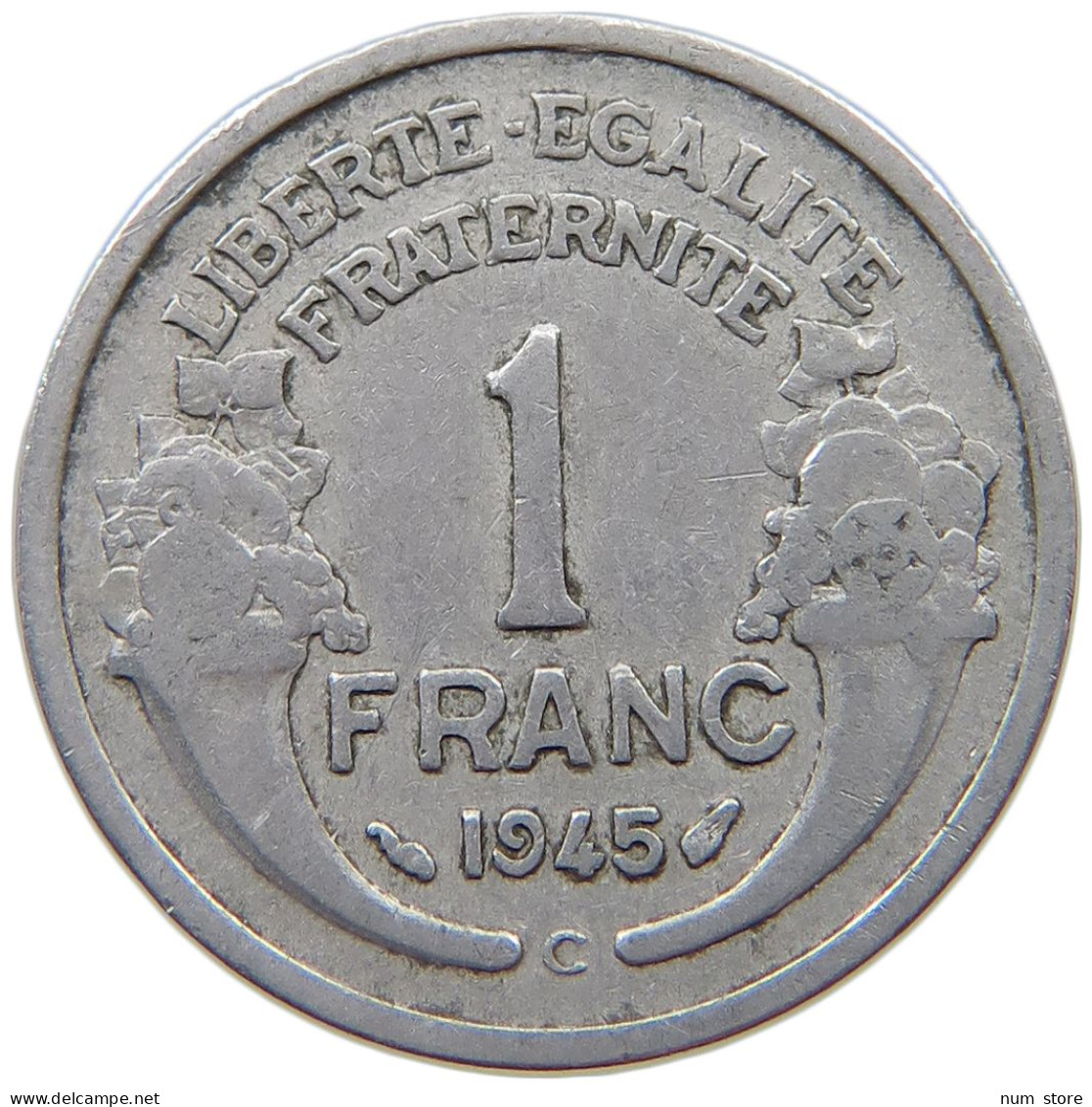 FRANCE 1 FRANC 1945 C #s069 0239 - 1 Franc