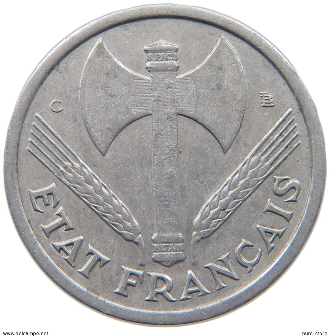 FRANCE 1 FRANC 1944 C #c078 0475 - 1 Franc