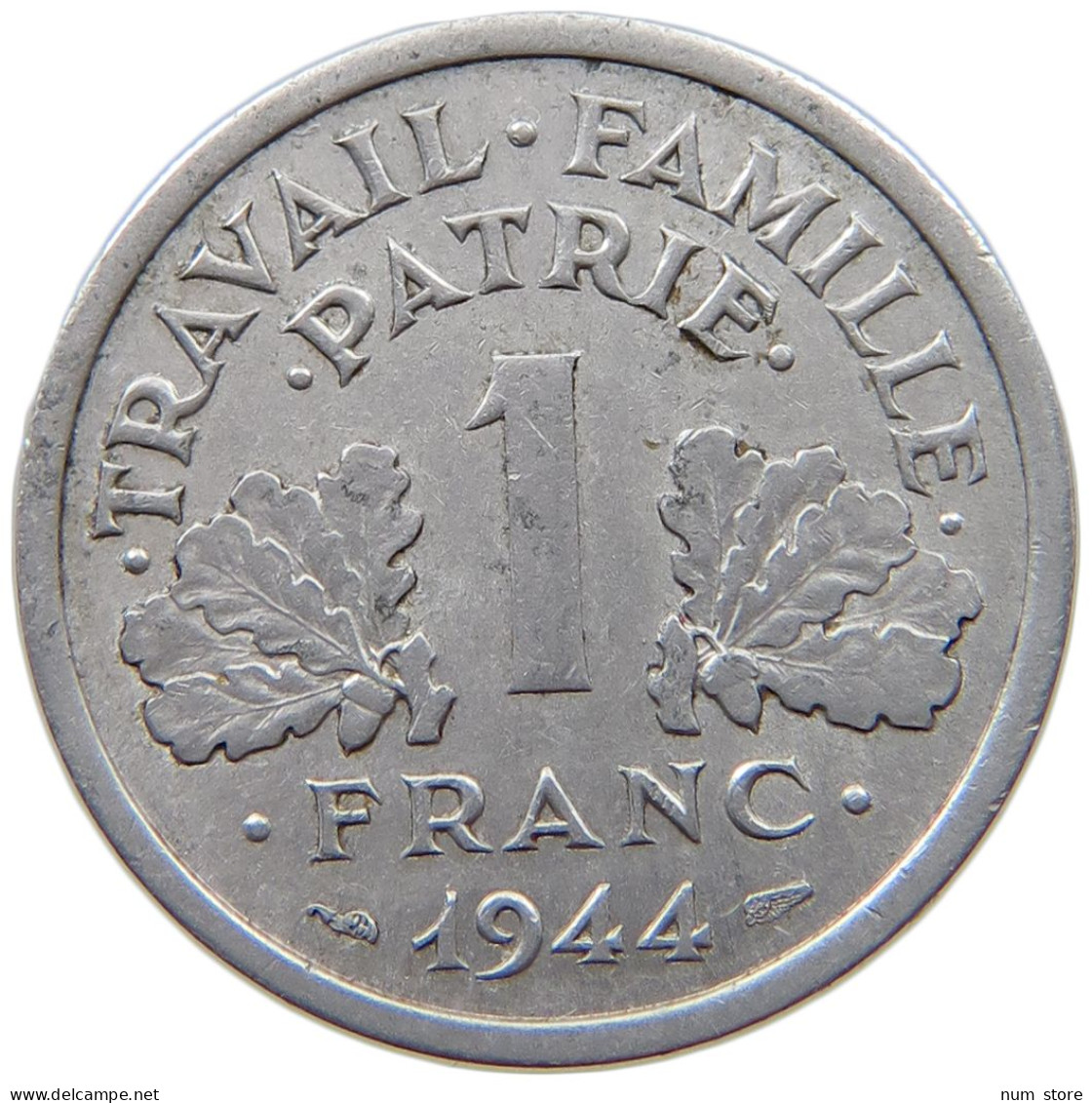 FRANCE 1 FRANC 1944 C #a021 0975 - 1 Franc