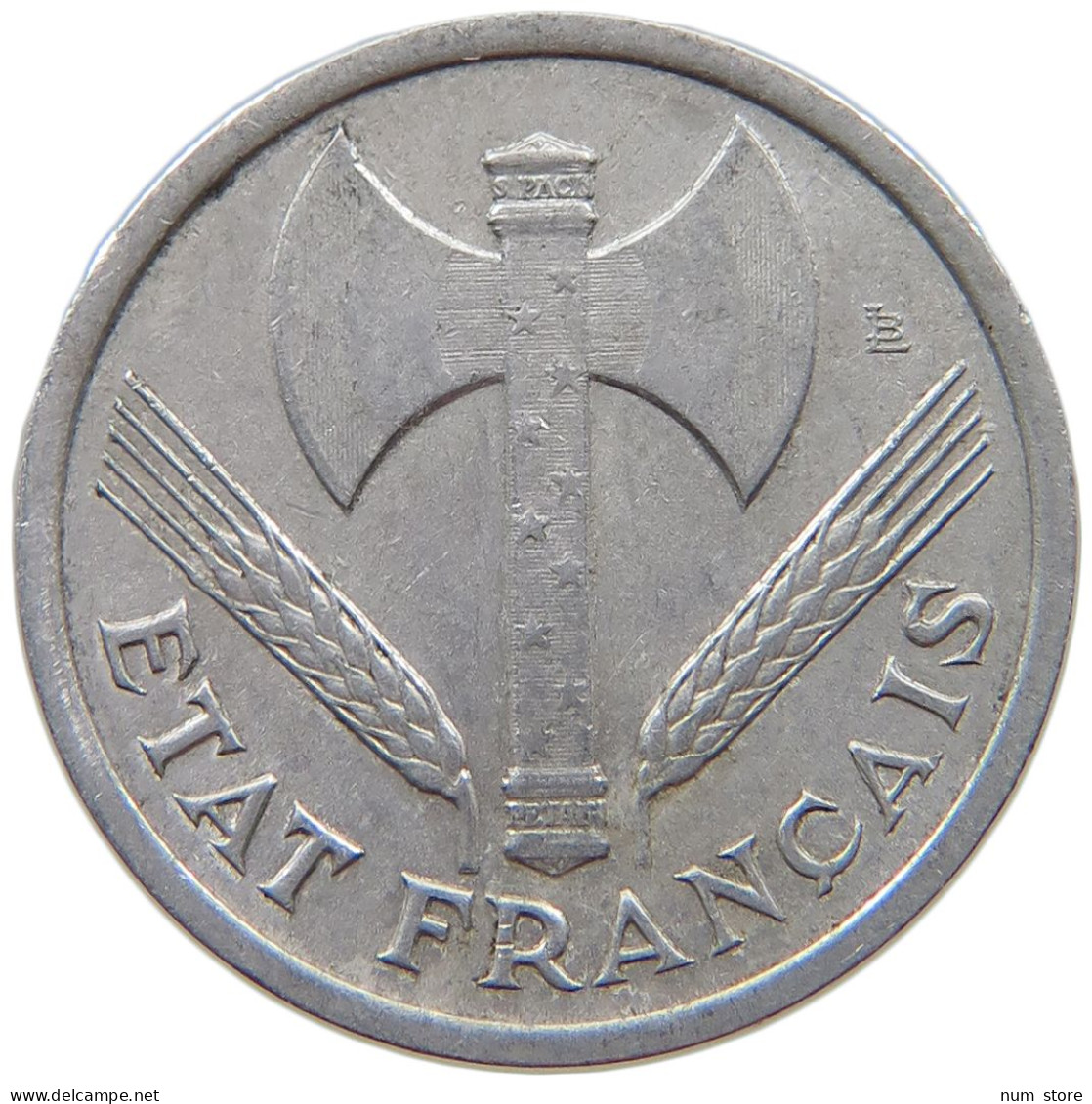 FRANCE 1 FRANC 1942 #s069 0229 - 1 Franc