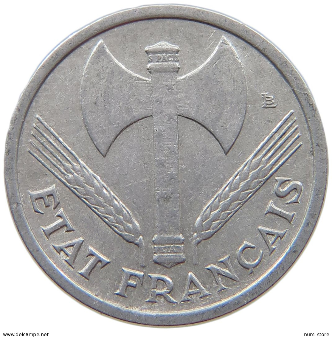 FRANCE 1 FRANC 1942 #s069 0221 - 1 Franc