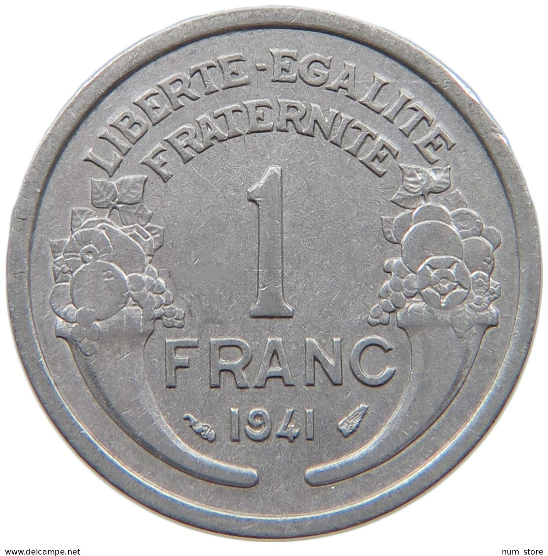 FRANCE 1 FRANC 1941 #a060 0207 - 1 Franc