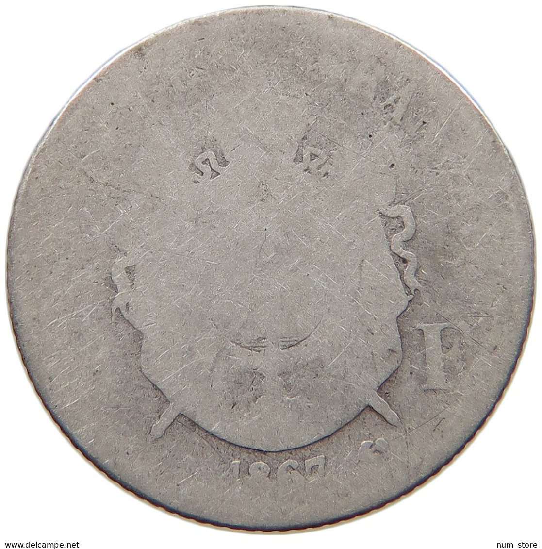 FRANCE 1 FRANC 1867 A #a081 0627 - 1 Franc