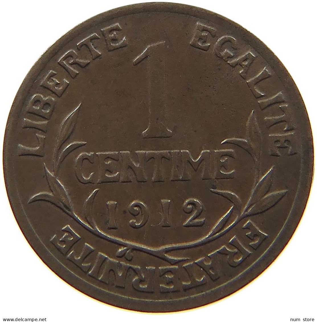 FRANCE 1 CENTIME 1912 #c084 0425 - 1 Centime