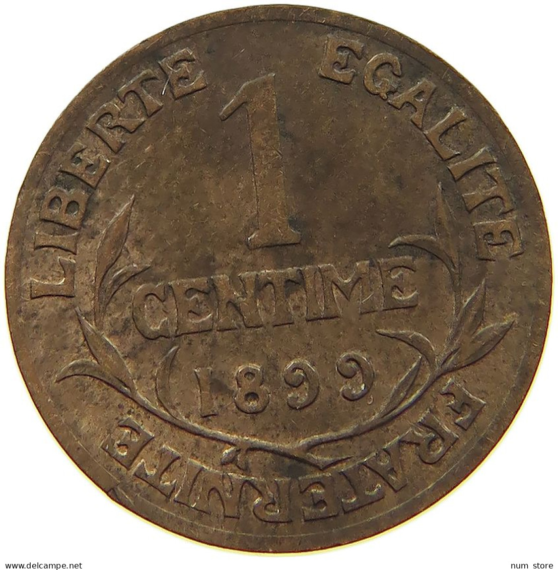 FRANCE 1 CENTIME 1899 #s079 0183 - 1 Centime