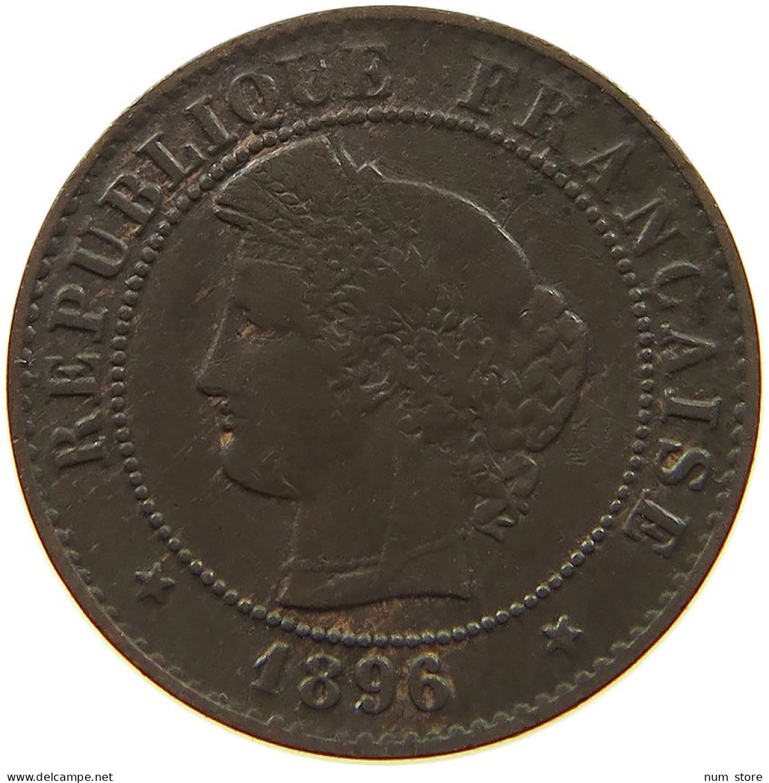 FRANCE 1 CENTIME 1896 A #a015 0185 - 1 Centime