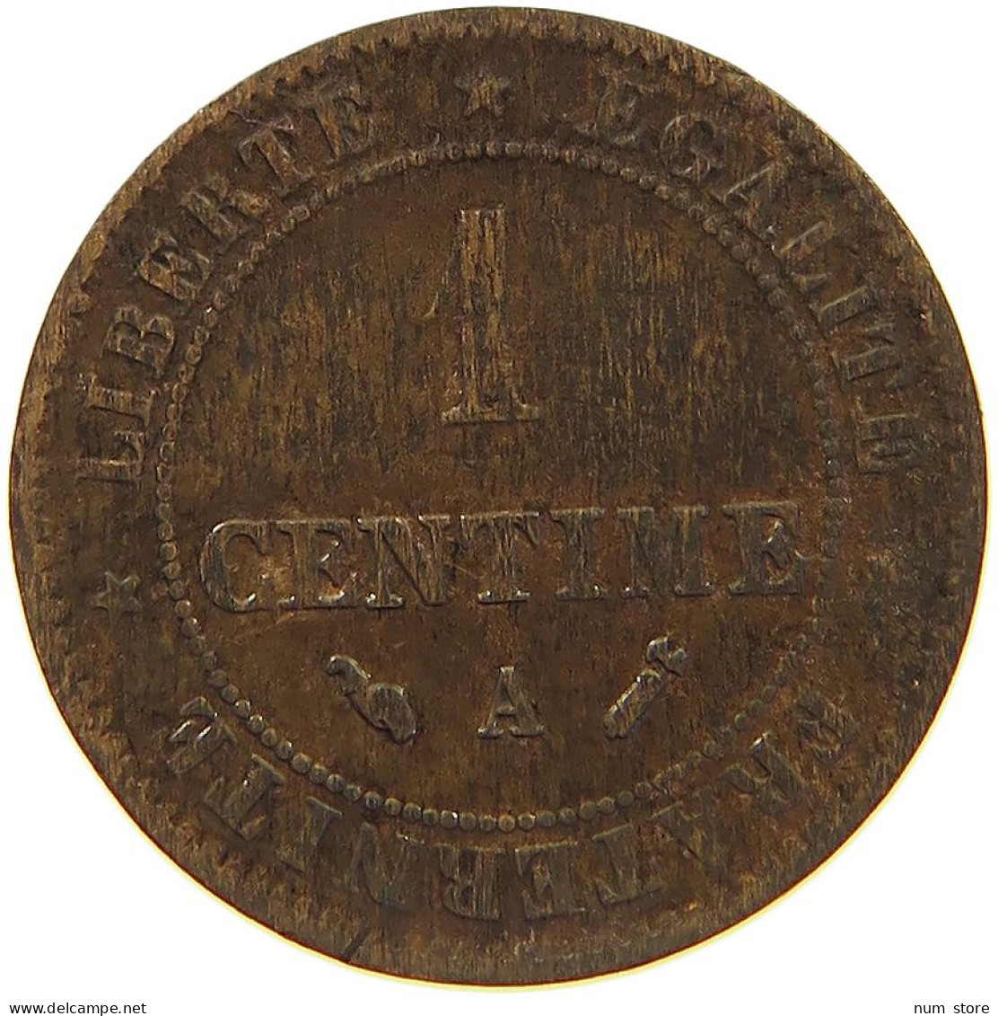 FRANCE 1 CENTIME 1895 A #c050 0065 - 1 Centime