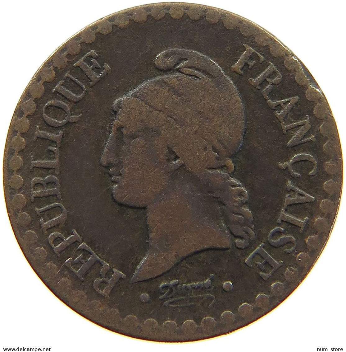 FRANCE 1 CENTIME 1849 A #c065 0051 - 1 Centime