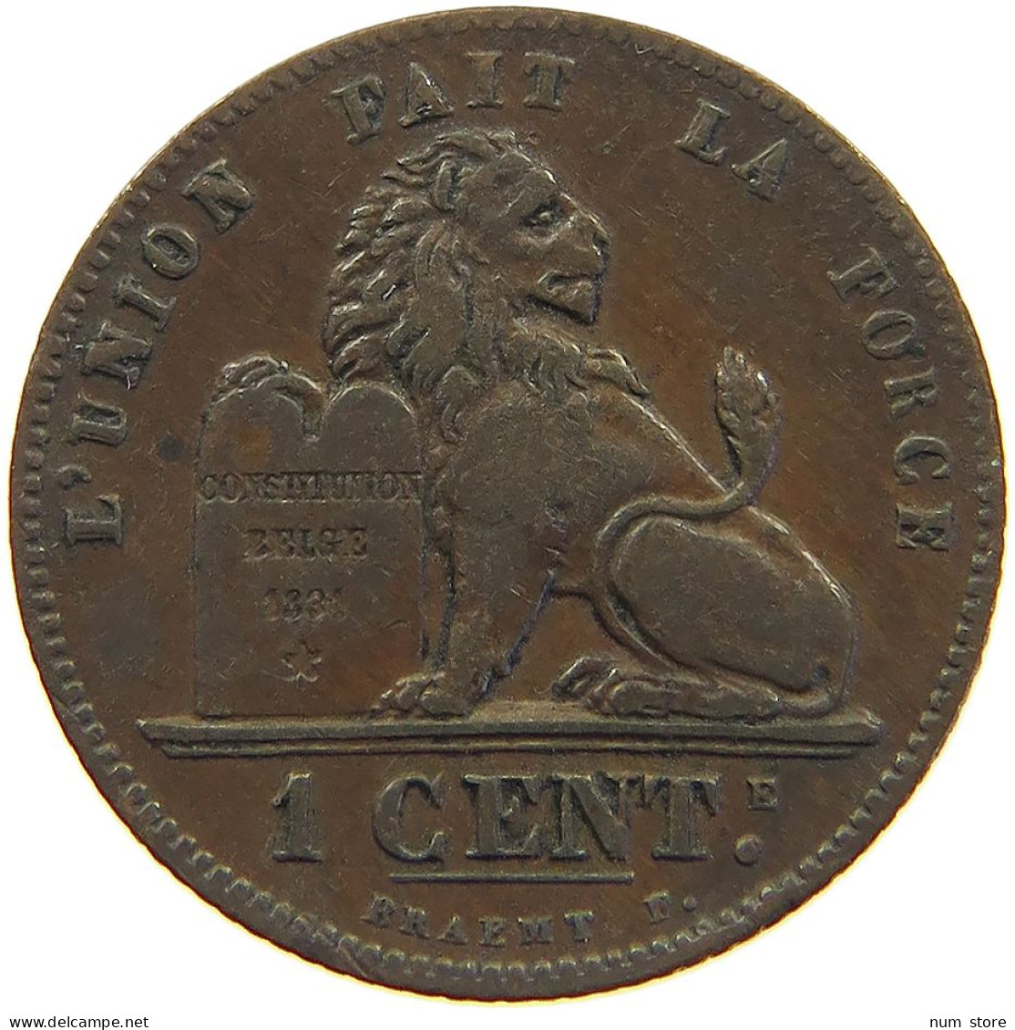 BELGIUM CENTIME 1907 #c016 0555 - 1 Cent
