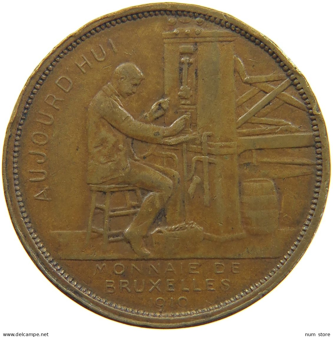 BELGIUM MEDAL MICHAUX 1910 MEDAL #c034 0577 - Ohne Zuordnung