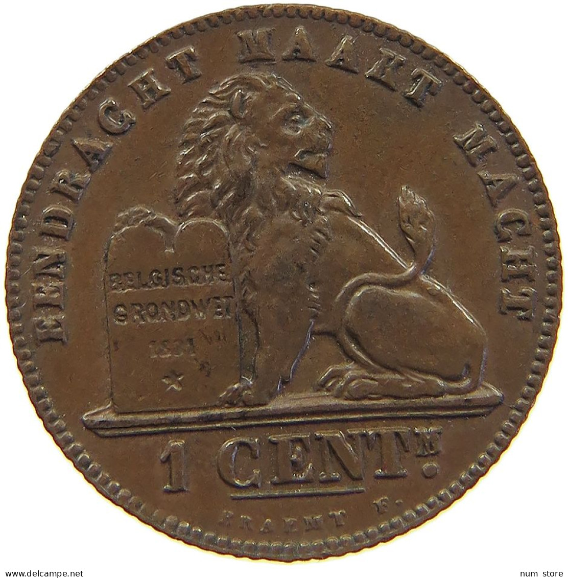 BELGIUM CENTIME 1902 #c016 0553 - 1 Cent