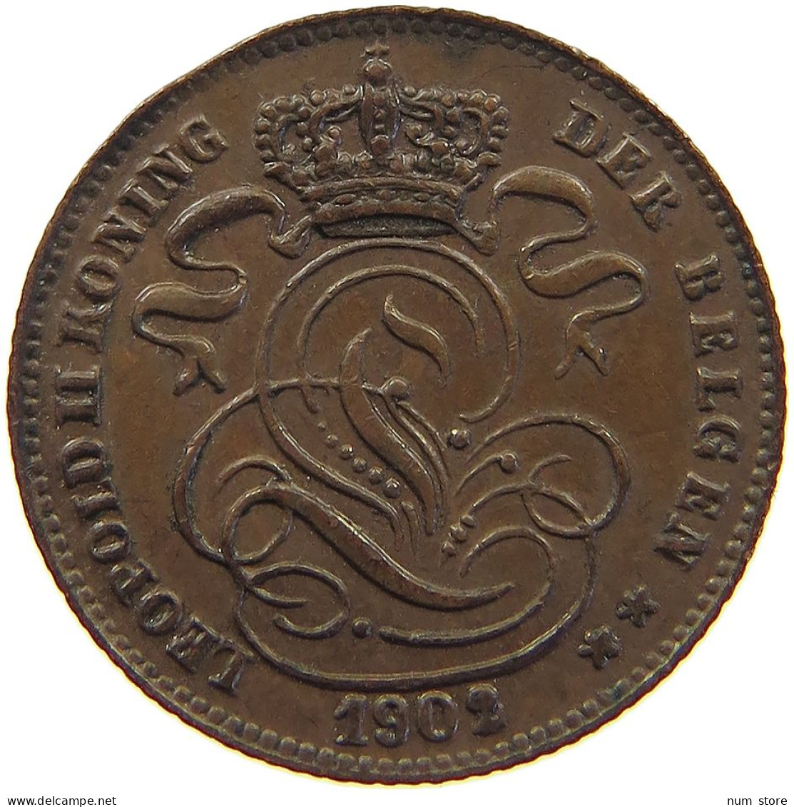 BELGIUM CENTIME 1902 #c016 0553 - 1 Centime