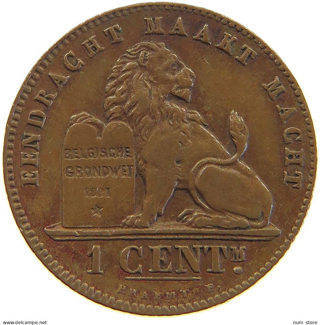 BELGIUM CENTIME 1894 #c041 0543 - 1 Centime