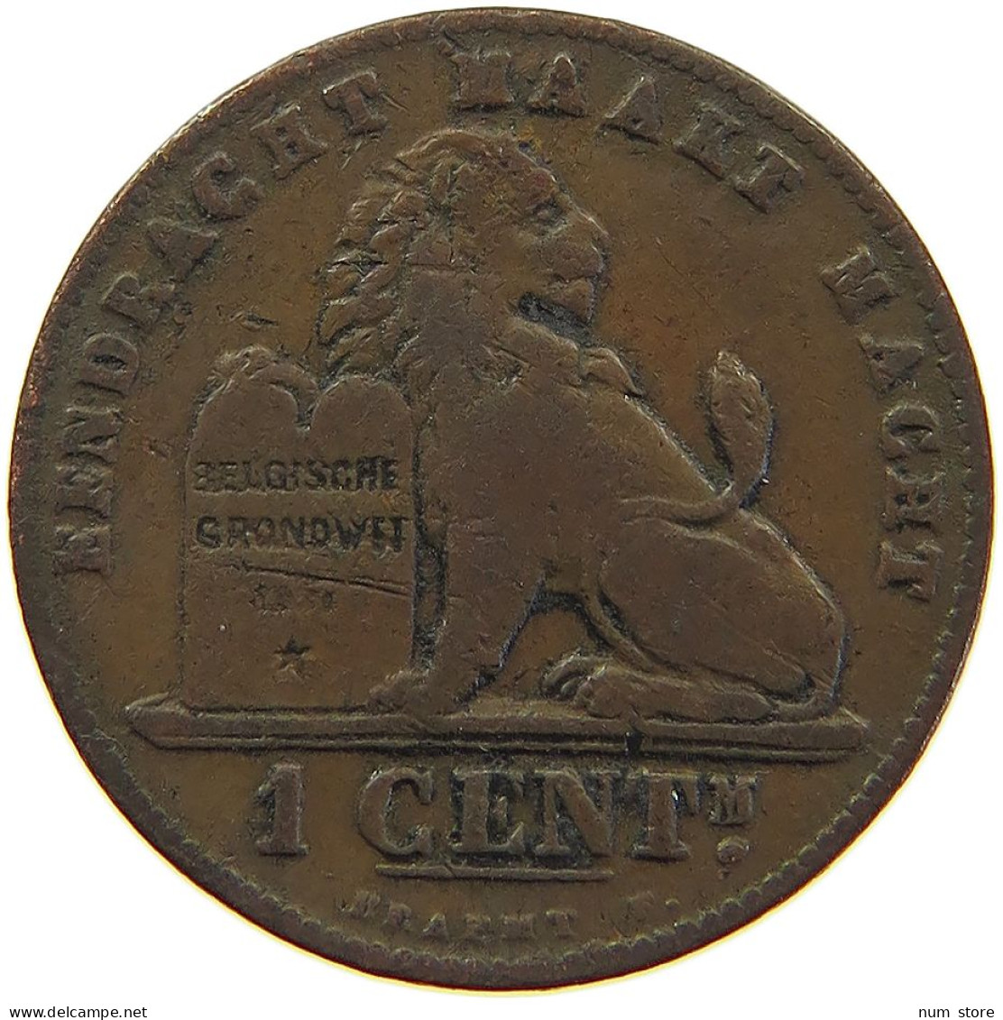 BELGIUM CENTIME 1894 #s009 0213 - 1 Centime