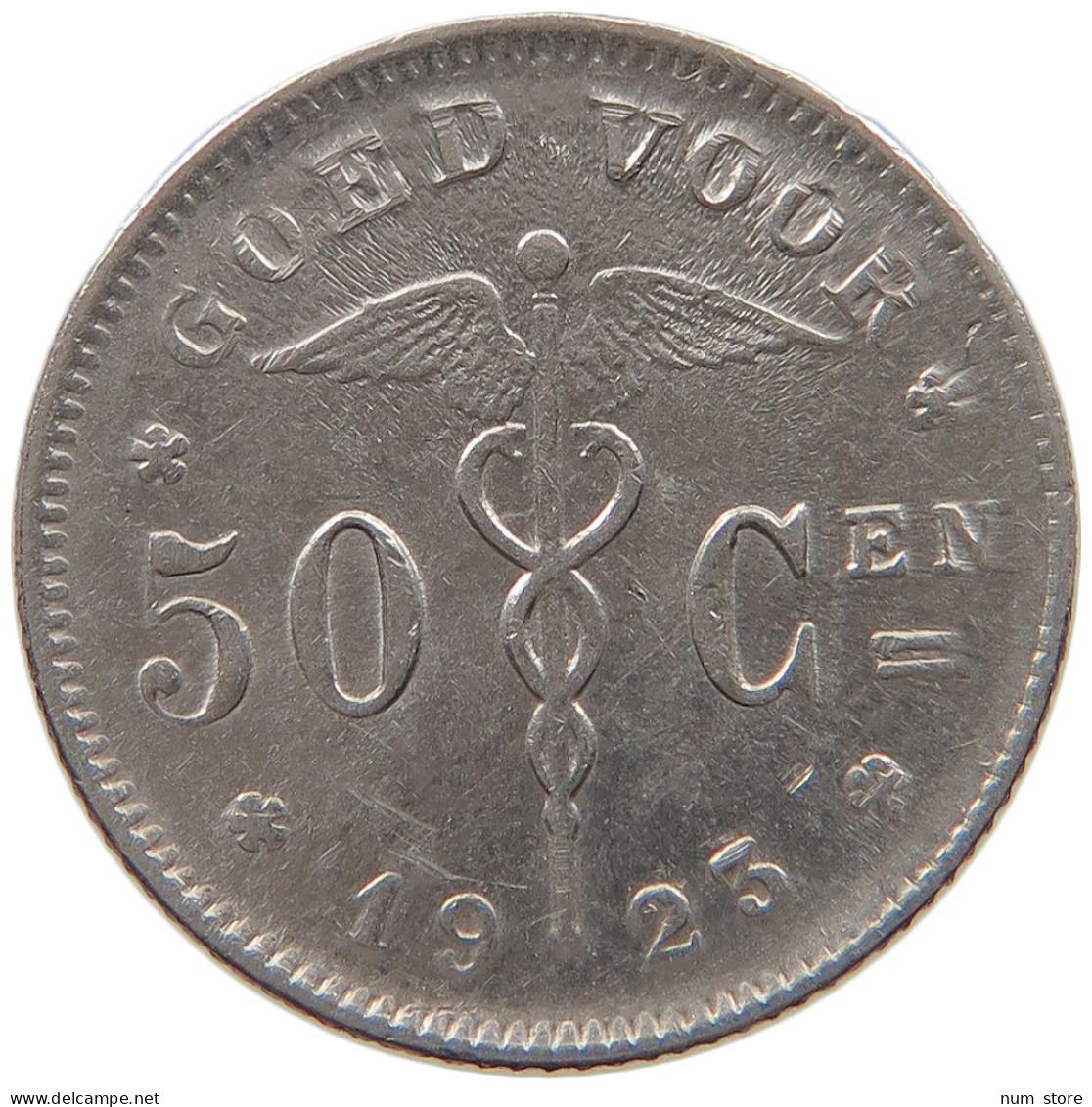 BELGIUM 50 CENTIMES 1923 #a046 0717 - 50 Cents