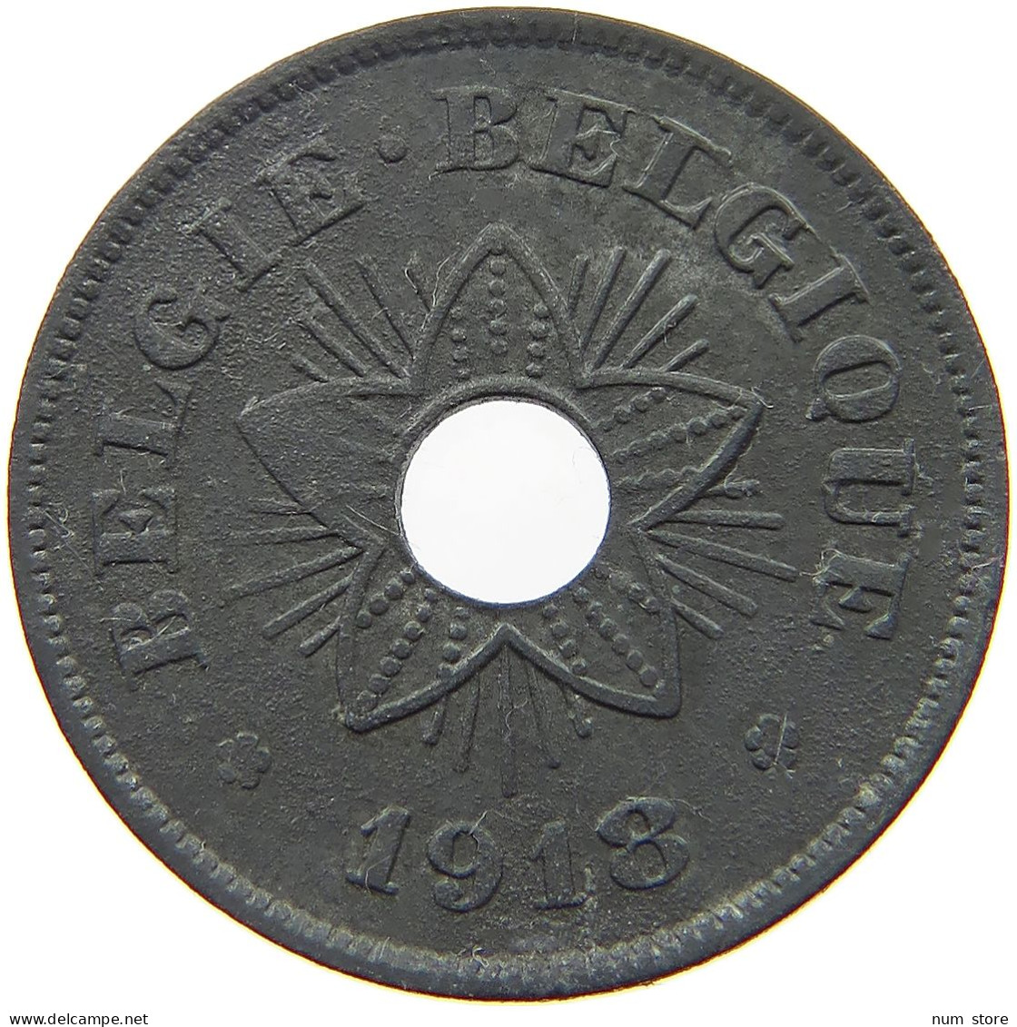 BELGIUM 50 CENTIMES 1918 #a092 0037 - 50 Cents