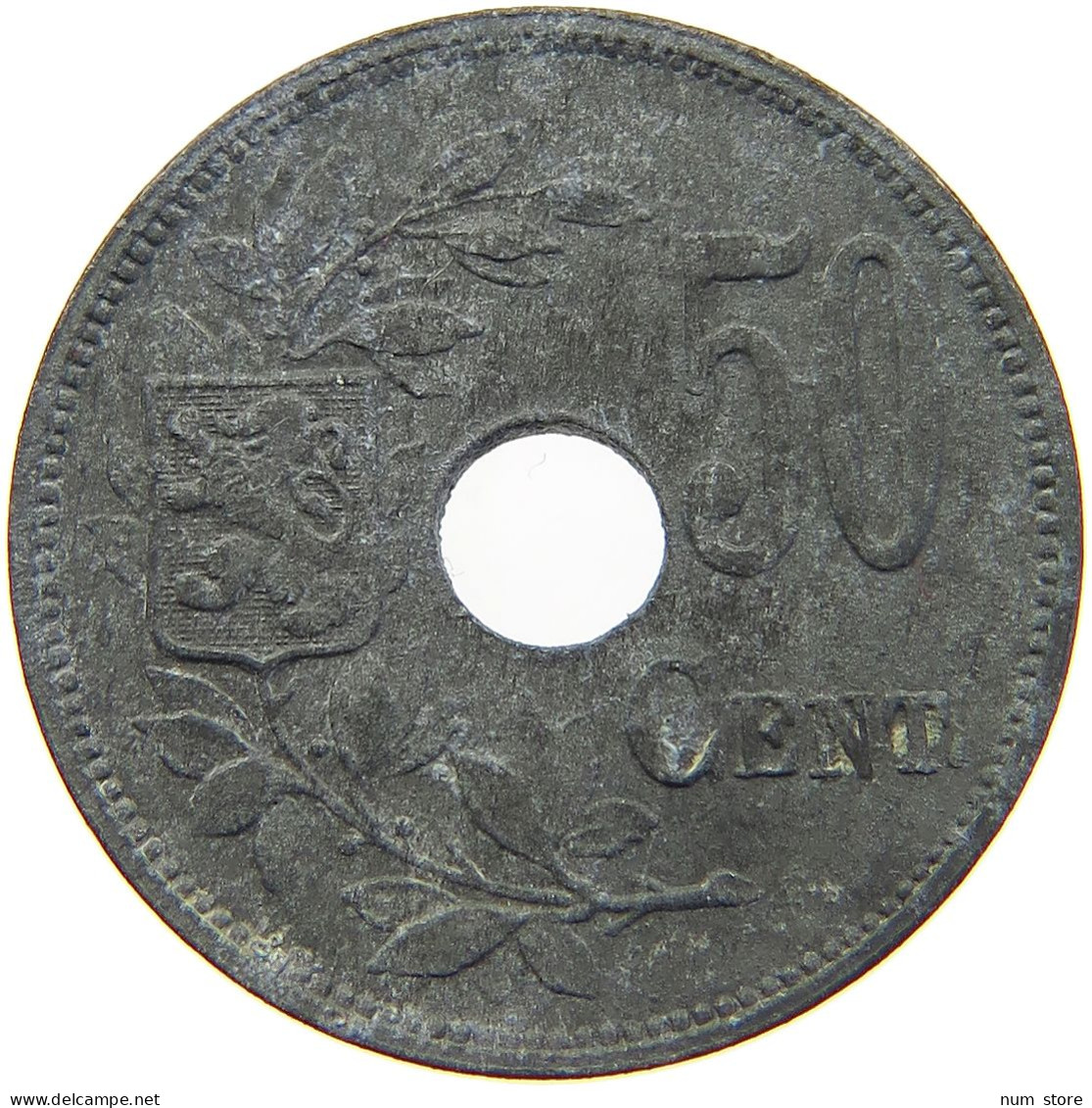 BELGIUM 50 CENTIMES 1918 #c017 0029 - 50 Centimes