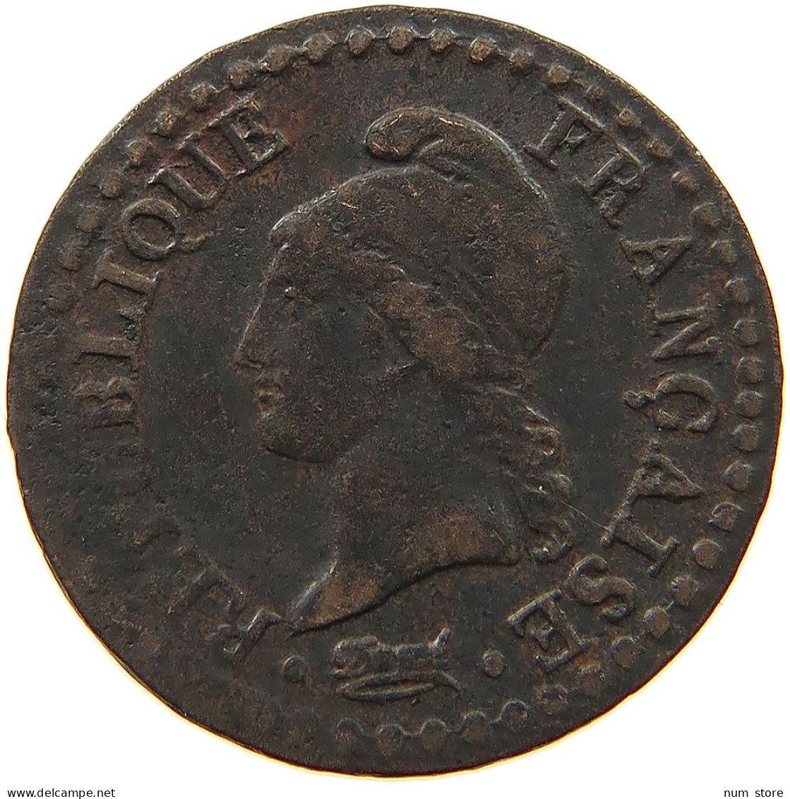 FRANCE 1 CENTIME 7 A #s037 0029 - 1 Centime