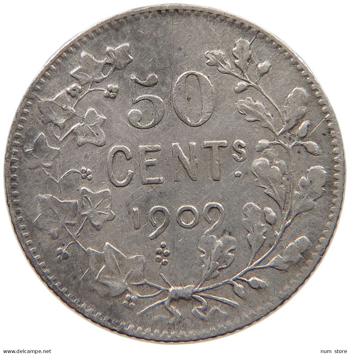 BELGIUM 50 CENTIMES 1909 #c018 0265 - 50 Cent