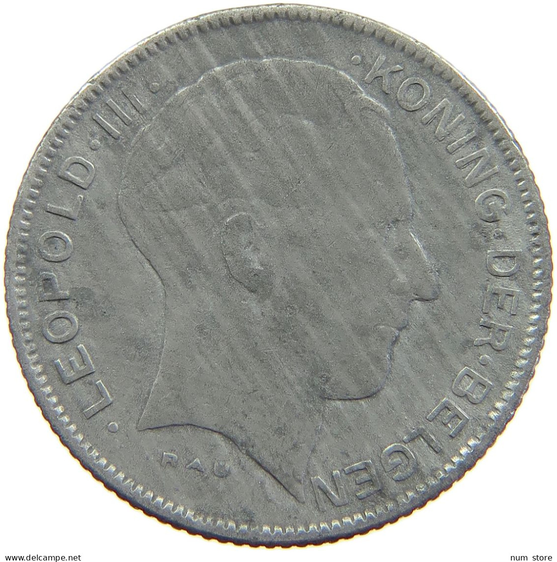 BELGIUM 5 FRANCS 1941 #a086 0453 - 5 Francs